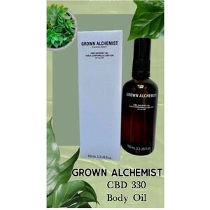 Grown Alchemist CBD-330 Body Oil 100ml 3.3 fl oz Biological Beauty New in Box